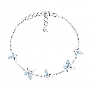 Серебряный браслет SOKOLOV с топазом 92050167-91 фото