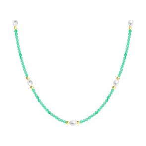 : Колье из серебра с полудрагоценными вставками 92070120 фото