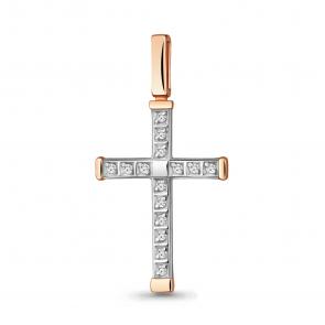 Золотая подвеска AQUAMARINE с бриллиантом 920941к фото