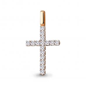 Золотая подвеска AQUAMARINE с бриллиантом 920963к фото