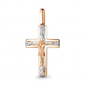 Золотая подвеска AQUAMARINE с бриллиантом 922795к фото