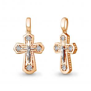 Золотая подвеска AQUAMARINE с бриллиантом 922856к фото