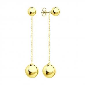 Серьги из лимонного серебра Diamant 93-122-01474-2 фото