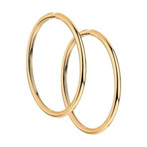 Серьги из золочёного серебра Diamant 93-124-01215-1 фото