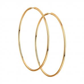 Серьги из золочёного серебра Diamant 93-124-01398-1 фото