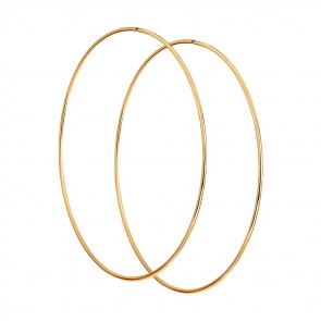 Серьги из золочёного серебра Diamant 93-124-01399-1 фото