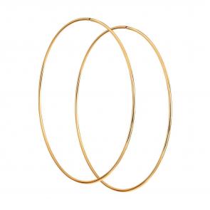 Серьги из золочёного серебра Diamant 93-124-01400-1 фото