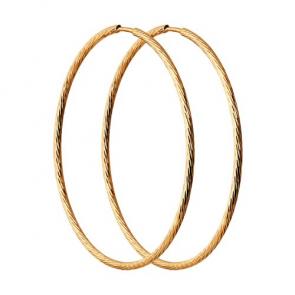 Серьги из золочёного серебра Diamant 93-124-01871-1 фото