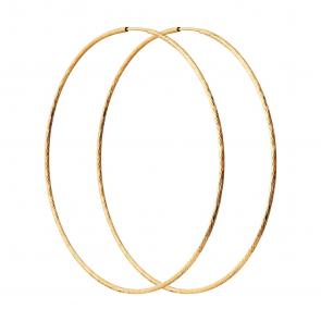 Серьги из золочёного серебра Diamant 93-124-01874-1 фото