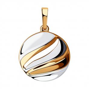 Подвеска из золочёного серебра Diamant 93-130-00928-1 фото