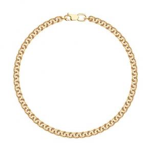 Браслет плетение Бисмарк из золочёного серебра Diamant 93-150-14050-1 фото