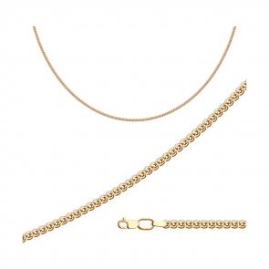 Цепь плетение Нонна из золочёного серебра Diamant 93-180-06050-1 фото