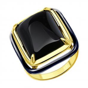 Кольцо из лимонного серебра Diamant с агатом 93-310-01704-1 фото