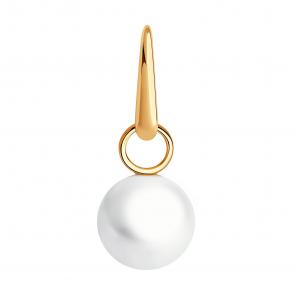 Подвеска из золочёного серебра Diamant с жемчугом 93-330-02679-1 фото