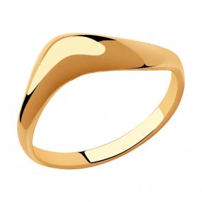 Кольцо из золочёного серебра SOKOLOV 93010842 фото