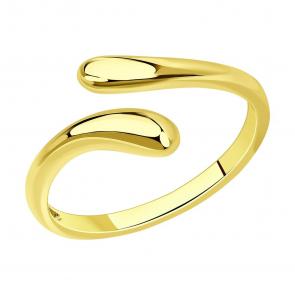 Кольцо из лимонного серебра SOKOLOV 93011003 фото