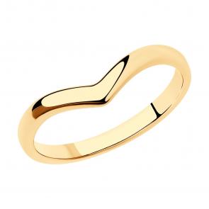 Кольцо из золочёного серебра SOKOLOV 93011121 фото