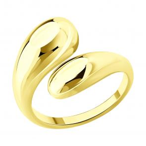 Кольцо из лимонного серебра SOKOLOV 93011139 фото