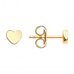 Серьги из золочёного серебра SOKOLOV 93021042-91 фото