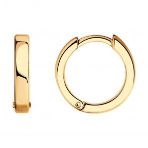 Серьги из золочёного серебра SOKOLOV 93022435-91 фото