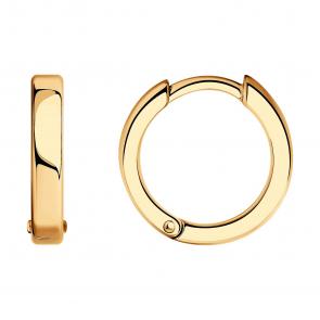 Серьги из золочёного серебра SOKOLOV 93022435 фото