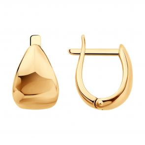 Серьги из золочёного серебра SOKOLOV 93022454 фото