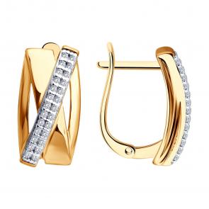 Серебряные серьги SOKOLOV 93022543 фото