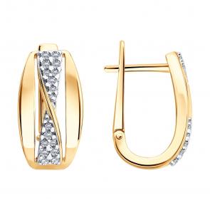 Серебряные серьги SOKOLOV 93022554 фото