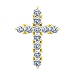 Подвеска из лимонного серебра SOKOLOV с фианитом 93030612 фото