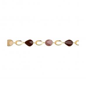 Браслет из золочёного серебра SOKOLOV с эмалью 93050130 фото