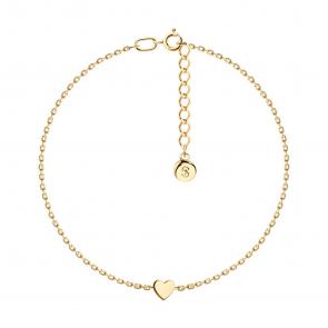 Браслет из золочёного серебра SOKOLOV 93050143-91 фото