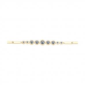 Браслет из золочёного серебра SOKOLOV с фианитом 93050145 фото