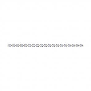 Браслет из золочёного серебра SOKOLOV с фианитом 93050147 фото