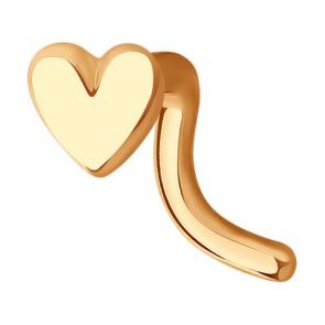 Пирсинг в нос из золочёного серебра SOKOLOV 93060008 фото