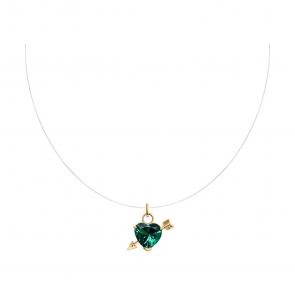 Колье на леске SOKOLOV  с фианитом 93070125 фото