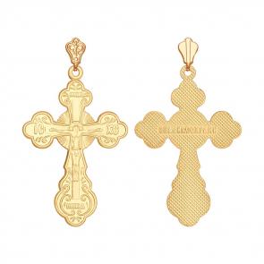 Подвеска из золочёного серебра SOKOLOV 93120002 фото