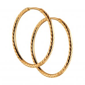 Серьги из золочёного серебра SOKOLOV 93140071 фото