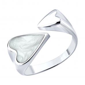 Серебряное кольцо Diamant с эмалью 94-110-00089-1 фото