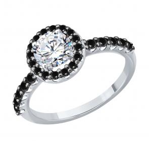 Серебряное кольцо Diamant с фианитом 94-110-00194-3 фото