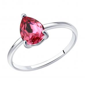 Серебряное кольцо Diamant с ювелирным кристаллом 94-110-00220-1 фото