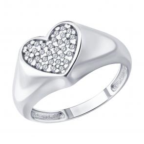 Серебряное кольцо Diamant с фианитом 94-110-00268-1 фото