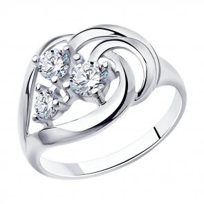 Серебряное кольцо Diamant с фианитом 94-110-00542-1 фото
