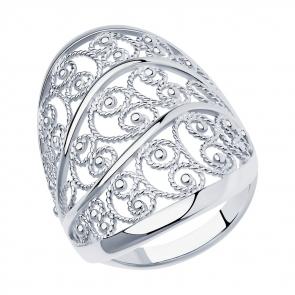 Серебряное кольцо Diamant 94-110-00662-1 фото