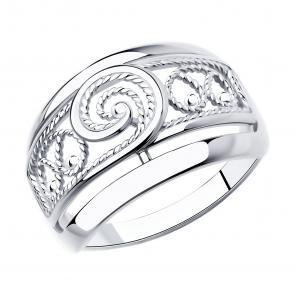 Серебряное кольцо Diamant 94-110-00667-1 фото