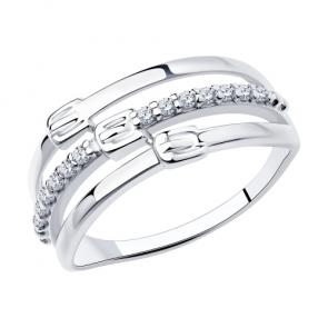 Серебряное кольцо Diamant с фианитом 94-110-00798-1 фото