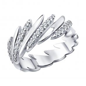 Серебряное кольцо Diamant с фианитом 94-110-00818-1 фото