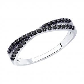 Серебряное кольцо Diamant с фианитом 94-110-01512-1 фото