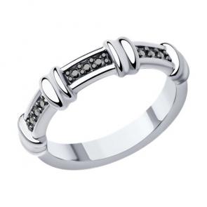 Серебряное кольцо Diamant с фианитом 94-110-01547-1 фото