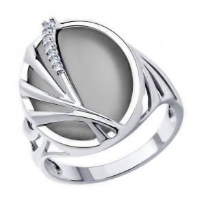 Серебряное кольцо Diamant с фианитом 94-110-01654-1 фото