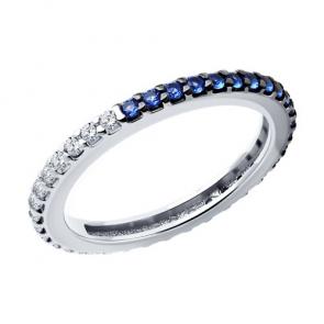 Серебряное кольцо-трансформер Diamant с фианитом 94-110-01776-1 фото